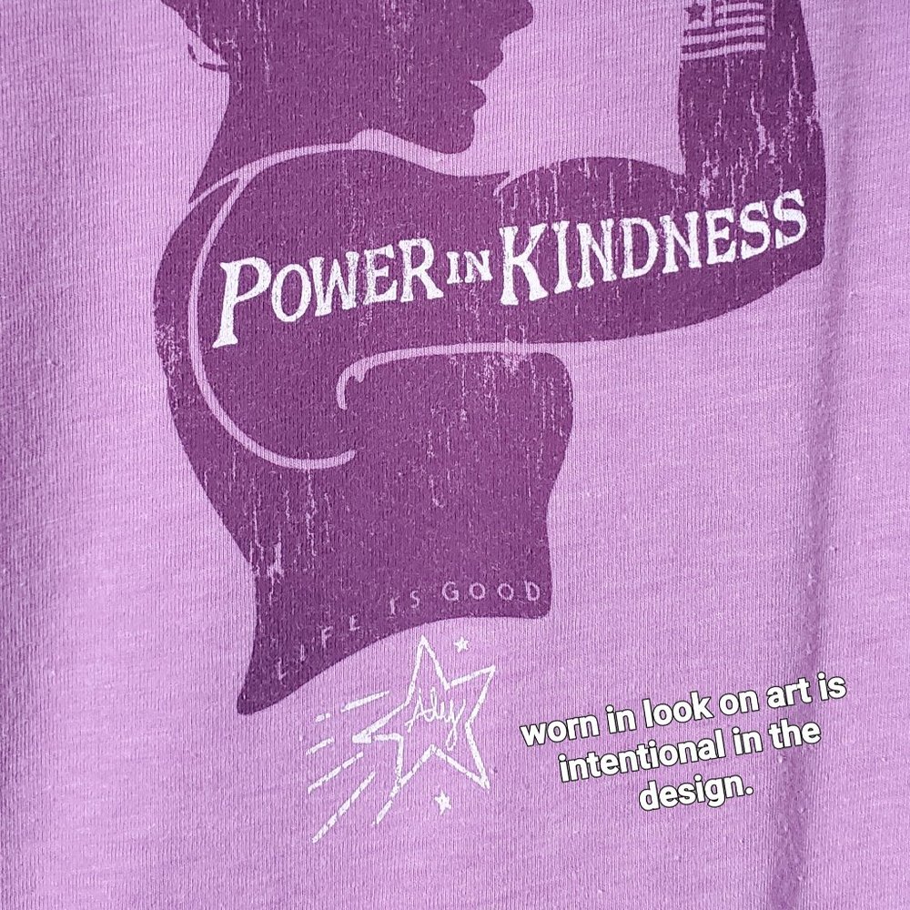 Girls 8/9 Life is good- used designer stressed.